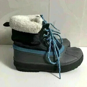 Gymboree Boys Navy Blue Duck Boots
